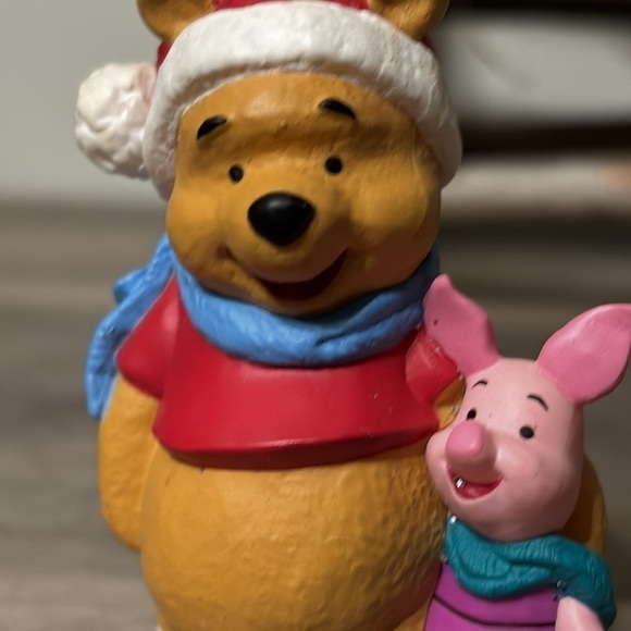Vintage Winnie the Pooh and Piglet Ornament Disney Hallmark Christmas 1996 - Picture 9 of 11